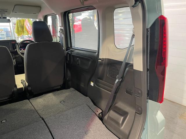 スペーシア ハイブリッドＧ　スズキセーフティー　プッシュスタート　キーフリー　オートエアコン　ステアリングリモコン　スライドドア　オートライト　レベライザー　禁煙車　高年式　試乗車（24枚目）