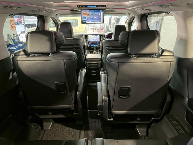 ヴェルファイア ２．５Ｚ　Ｇエディション　サンルーフアルパインナビ　フリップダウン　ＥＴＣ　バックカメラ　ドラレコ　シートヒーター　純正１８インチアルミホイール　革シート　　パワーバックドア　パワーシート　オットマン　ナノイー　ＡＣ１００Ｖ（35枚目）