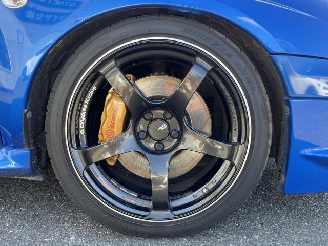 インプレッサ WRX STi HKS車高調・キャタライザー クリフォードセキュリティ ADVANアルミ(8枚目)