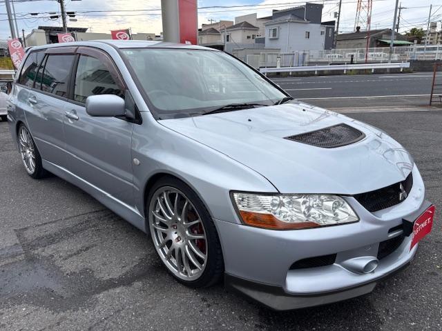 ランサーワゴン エボリューションGT-A タイベル交換済 オーリンズ車高調 HKSマフラー ラリーアートFリップ RAYSアルミ(5枚目)