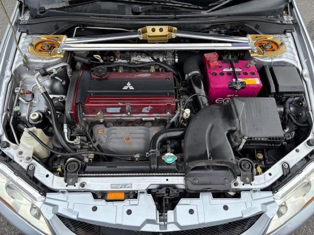 ランサーワゴン エボリューションGT-A タイベル交換済 オーリンズ車高調 HKSマフラー ラリーアートFリップ RAYSアルミ(11枚目)