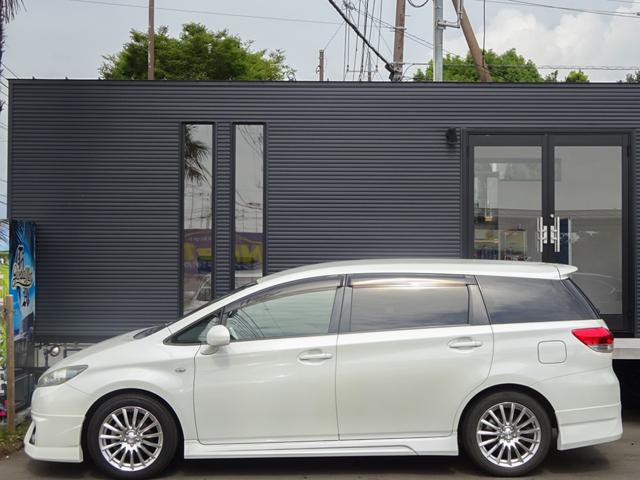 1.8S アドミレーションフルエアロ・WEDS17インチAW・モデリスタダウンサス・HID・HDDナビ・Bluetooth音楽・ETC・パドルシフト・SPORTモード・7人乗り・カスタムカー(6枚目)