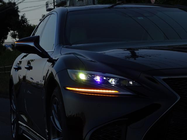 LS500 Fスポーツ サンルーフ・本革・モデリスタフルエアロ・LED3眼ヘッド・シーケンシャルウィンカー・安全装備・ナビTV・BT音楽・Bカメラ/アラビュー・マークレビンソン・2.0ETC・USB・ヘッドアップディスプレイ(18枚目)