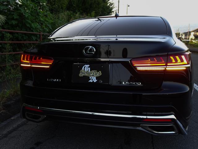 LS500 Fスポーツ サンルーフ・本革・モデリスタフルエアロ・LED3眼ヘッド・シーケンシャルウィンカー・安全装備・ナビTV・BT音楽・Bカメラ/アラビュー・マークレビンソン・2.0ETC・USB・ヘッドアップディスプレイ(35枚目)