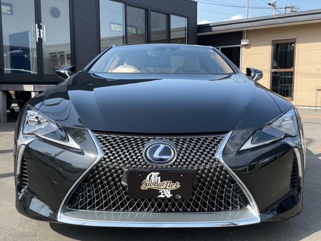 LC500h 1オーナー・ハイブリッド・アルカンターラ本革・OP21AW・カーボンルーフ・スピンドルグリル・3眼LEDヘッド・リアフォグ・大型SDナビ・地TV・Bカメラ・ETC2.0・安全装備・BSM・低走行(9枚目)