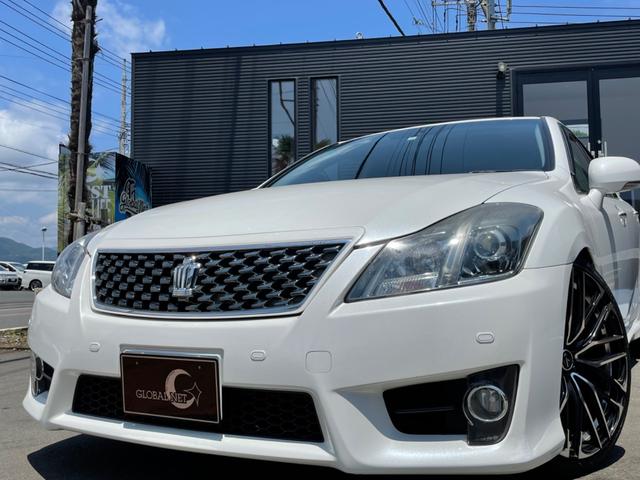 クラウン トヨタ アスリート 後期型 フルエアロ レオニス２０インチａｗ ｔｅｉｎ車高調 カーテシイルミ 純正メーカーナビ フルセグｔｖ バック サイドカメラ ｅｔｃ ｂｔ音楽 クルコン パワーシート ｏｐコーナーセンサー 色変更可能スカッフイルミ カスタム ｈｉｄ