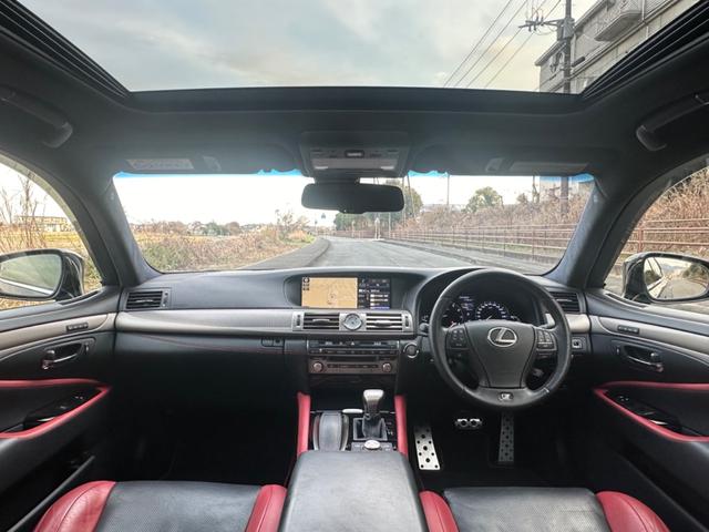 ＬＳ４６０　ＦスポーツＸライン■後期■特別仕様車■サンルーフ　■本革シート■ＴＲＤマフラー／エアロ■３眼ＬＥＤヘッドライト■純正１９ＡＷ■パワートランク■全ドアクローザー機能■プリクラッシュ■レーダークルーズ■ＢＳＭ■１２．３型ナビ■レクサス記録簿多■カードキー(3枚目)