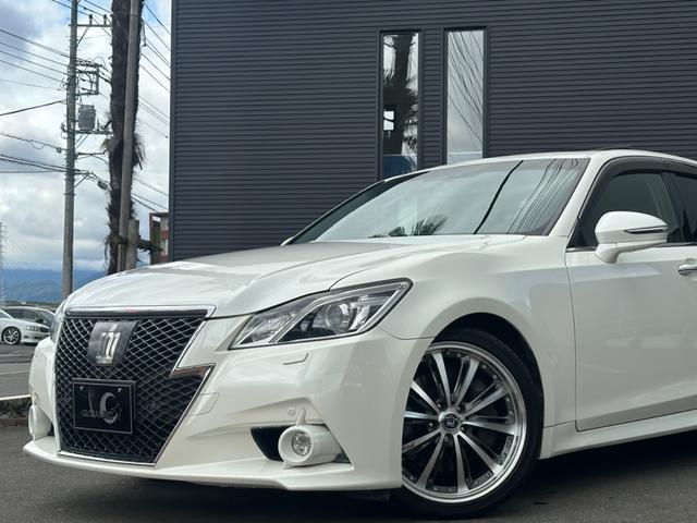 クラウン アスリートＧ■サンルーフ■黒本革シート■純正メーカーナビ　■アドバンストパッケージ■社外１９インチアルミ■レーダークルーズコントロール■ＨＩＤヘッド■コーナーセンサー■シートヒーター／クーラー■パワーシート■全席イージークロージャー■ＥＴＣＴＶ■パドルシフト（2枚目）