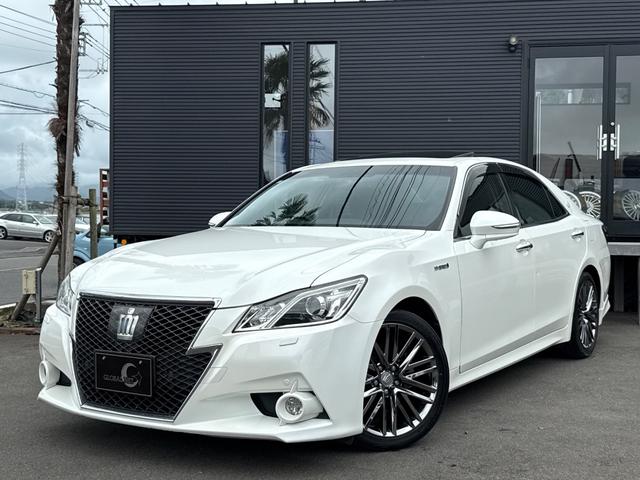 クラウンハイブリッド アスリートＧ■サンルーフ■黒本革シート■メーカー純正ナビ　■アドバンストパッケージ■純正オプションスパッタリング１８インチアルミ■電動サンシェード■シートヒーター／クーラー■パワーシート■バックカメラ■ＥＴＣ■コーナーセンサー■パワーシート■ＨＩＤライト（26枚目）