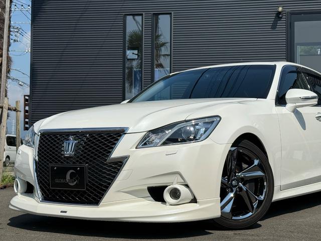 クラウン アスリートＧ■サンルーフ■黒本革シート■メーカー純正ナビ　■モデリスタエアロ■モデリスタダウンサス■１８インチアルミ■全イージークロージャ■フィルムガラス■ＨＩＤヘッドライト■バックカメラ■シートヒーター／クーラー■電動サンシェード／チルト■ＥＴＣ（2枚目）
