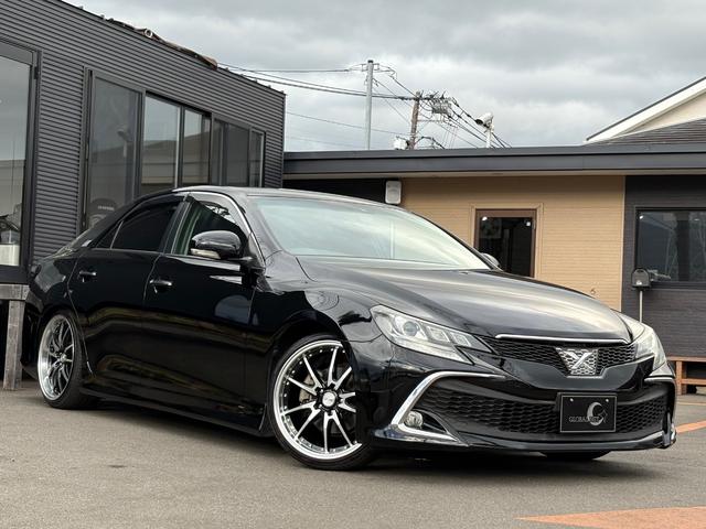 マークＸ ２５０Ｇ　リラックスセレクション■２万キロ■後期フェイス　■修復歴無し■社外１９インチアルミホイール■車高調■革調シートカバー■社外ナビ■バックカメラ■ＥＴＣ■ＨＩＤヘッド■ＬＥＤフォグ■社外テールライト■パワーシート■前後ドラレコ■フィルムガラス■色替黒ｃ（19枚目）