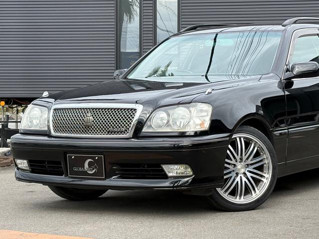 クラウンエステート アスリート■後期型■走行距離6万キロ台■フィルムガラス 純正ブラックボディ(202)■社外18インチアルミホイール■HIDヘッド■ルーフレール■オートクルーズ■ETC■CD■ドライブレコーダー前/後■キーレス(2枚目)