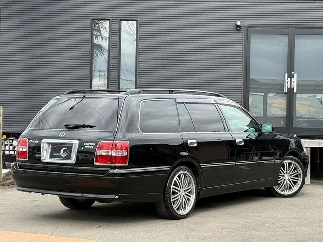 クラウンエステート アスリート■後期型■走行距離6万キロ台■フィルムガラス 純正ブラックボディ(202)■社外18インチアルミホイール■HIDヘッド■ルーフレール■オートクルーズ■ETC■CD■ドライブレコーダー前/後■キーレス(5枚目)