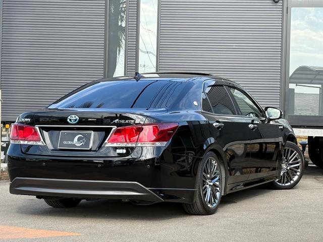 クラウンハイブリッド アスリートG■サンルーフ■黒本革シート■メーカー純正ナビ ■アドバンストパッケージ■アラウンドビューモニター■純正スパッタリング18インチアルミ■テイン(フルタップ式)車高調■フィルムガラス■シートヒーター/クーラー■レーダクルーズコントロール■ETC(6枚目)