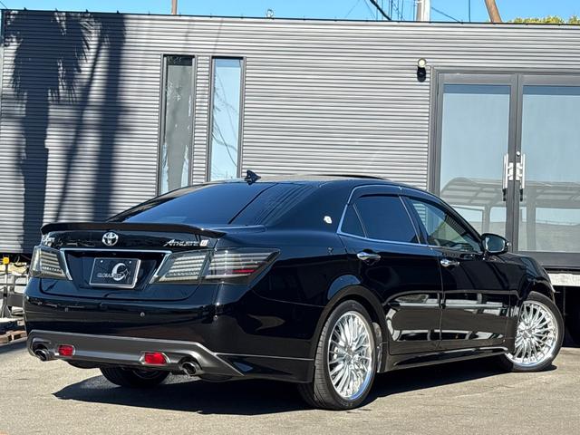 クラウン アスリートＧ■サンルーフ■黒本革シート■メーカー純正ナビ　■アドバンストパッケージ■社外１９インチアルミ■フィルムガラス■全席イージークロージャー■社外テール■シートヒーター／クーラー■プリクラッシュ■レーダクルーズコントロール■ドラレコ■バックカメラ（6枚目）