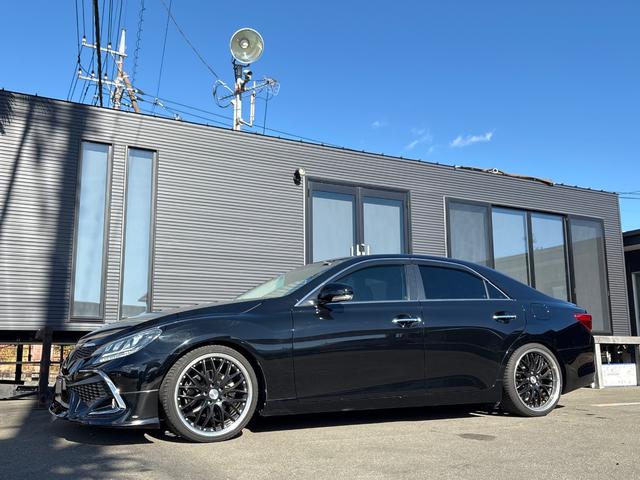 マークX 250G■モデリスタエアロ■2万キロ■フルタップ式車高調■ ■純正202ブラックボディ■社外19インチアルミ■フィルムガラス■社外ケンウッドナビ■バックカメラ■ETC■パワーシート■社外三眼LEDヘッドライト■ウィンカーミラー(4枚目)