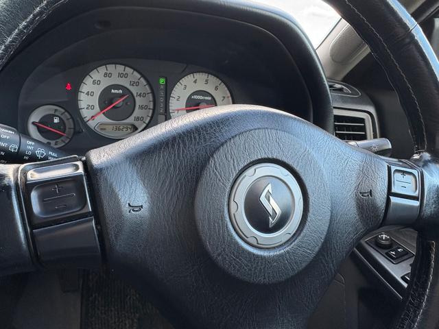 スカイライン 25GT-X■後期型■修復歴なし■純正リアスポイラー ■RB25エンジン■社外17インチアルミ■テイン【フルタップ式】車高調■オートエアコン■ETC■キーレス■フィルムガラス■CD■シフトチェンジスイッチ(14枚目)