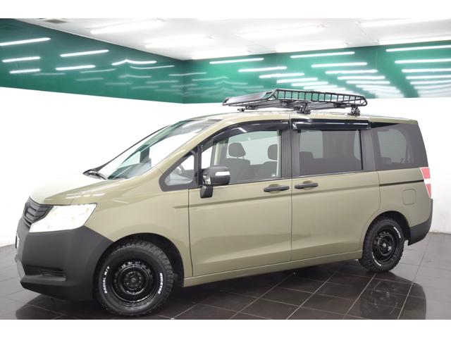 ステップワゴン Ｇ　Ｌパッケージ　地デジナビ　バックカメラ　後席モニター　フルフラット　ＭＴタイヤ　ルーフラック　ＥＴＣ　ＨＩＤ　オートライト　オートエアコン　ブラックアウトホイール　フローリングフロア　両側パワースライドドア（26枚目）