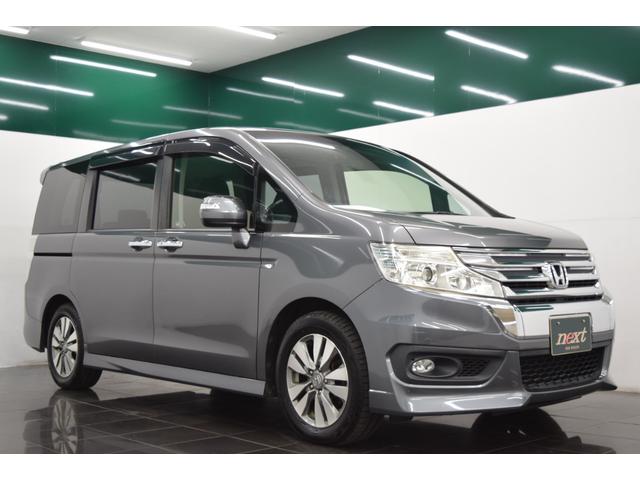 ステップワゴンスパーダ Z 後席モニター フルセグナビ バックカメラ ETC HID スマートキー マニュアルモード アイドリングストップ フルフラット オートエアコン 両側パワースライドドア(8枚目)