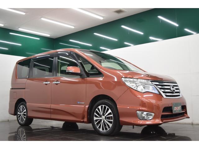 セレナ ハイウェイスター Vセレクション+セーフティ SHV Bluetooth フルセグナビ 全周囲カメラ コーナーセンサー レーンアシスト クルーズコントロール ダブルオートエアコン アイドリングストップ ETC スマートキー 両側パワースライドドア(8枚目)