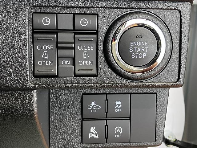 ムーヴキャンバス ストライプスＧ　サポカーＳワイド適合　パノラマモニター対応　ＵＳＢ接続端子　電動パーキングブレーキ　シートヒーター　両側オートスライドドア　ステアリングスイッチ　ホッとカップホルダー　電動格納ミラー　キーフリー（15枚目）