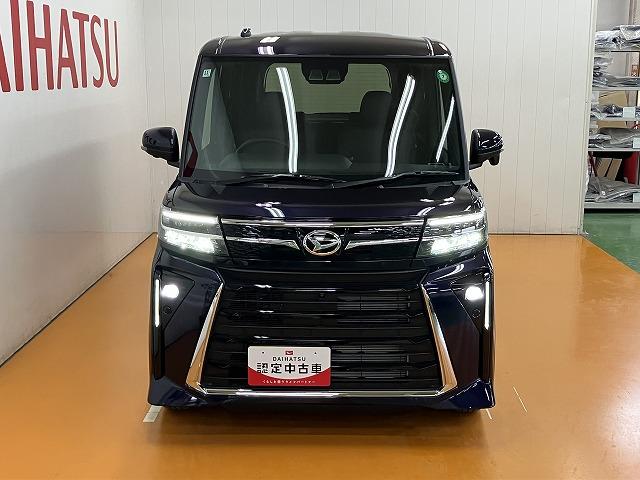 タント カスタムＸ　サポカーＳワイド適合　ミラクルオープンドア　パノラマモニター対応　両側オートスライドドア　電動パーキングブレーキ　Ｐスタート　コーナーセンサー　シートヒーター　ステアリングスイッチ　キーフリー（4枚目）