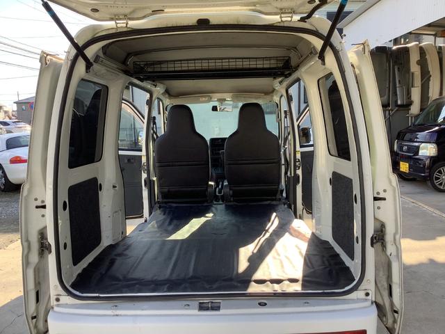 ハイゼットカーゴ ＤＸ　４速オートマハイルーフ　タイミングチェーン車両　集中ドアロック　　リヤガラスフィルム施工済　ルーフ収納付き　新品全席シートカバー　事業用登録車両代行（10枚目）