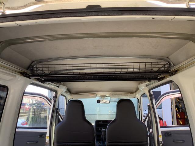ハイゼットカーゴ ＤＸ　４速オートマハイルーフ　タイミングチェーン車両　集中ドアロック　　リヤガラスフィルム施工済　ルーフ収納付き　新品全席シートカバー　事業用登録車両代行（11枚目）
