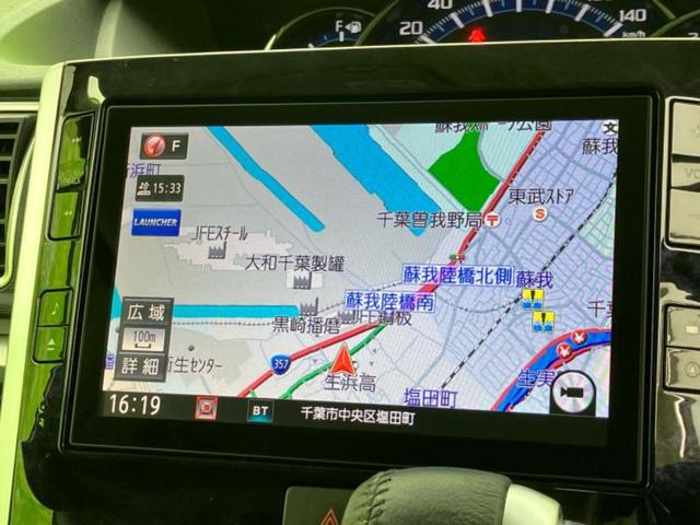 タント カスタムＲＳトップエディションＳＡ２　新品タイヤ／保証書／純正　８インチ　ＳＤナビ／衝突安全装置／両側電動スライドドア／シート　合皮／ドライブレコーダー　社外／ヘッドランプ　ＬＥＤ／Ｂｌｕｅｔｏｏｔｈ接続／ＥＴＣ／ＥＢＤ付ＡＢＳ　ドラレコ（10枚目）