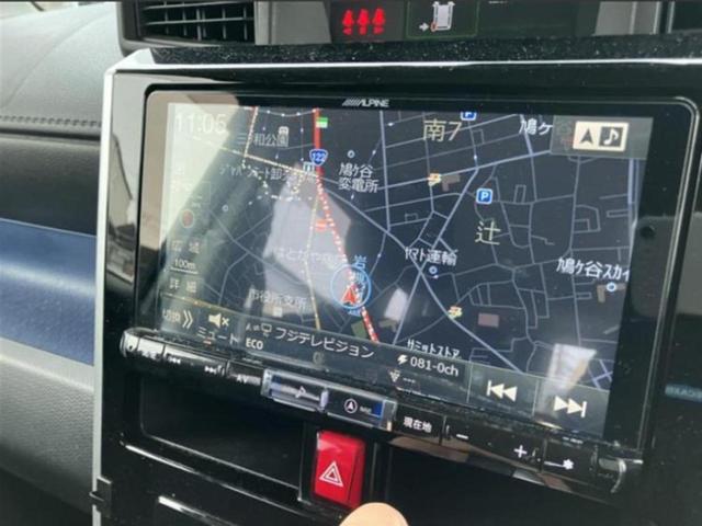 タンク カスタムＧ　新品タイヤ／保証書／社外　９インチ　ＳＤナビ／両側電動スライドドア／ヘッドランプ　ＬＥＤ／ＥＴＣ／ＥＢＤ付ＡＢＳ／横滑り防止装置／アイドリングストップ／フルセグＴＶ／エアバッグ　運転席　ワンオーナー（9枚目）