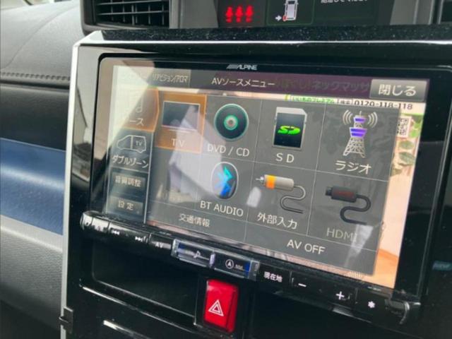タンク カスタムＧ　新品タイヤ／保証書／社外　９インチ　ＳＤナビ／両側電動スライドドア／ヘッドランプ　ＬＥＤ／ＥＴＣ／ＥＢＤ付ＡＢＳ／横滑り防止装置／アイドリングストップ／フルセグＴＶ／エアバッグ　運転席　ワンオーナー（11枚目）