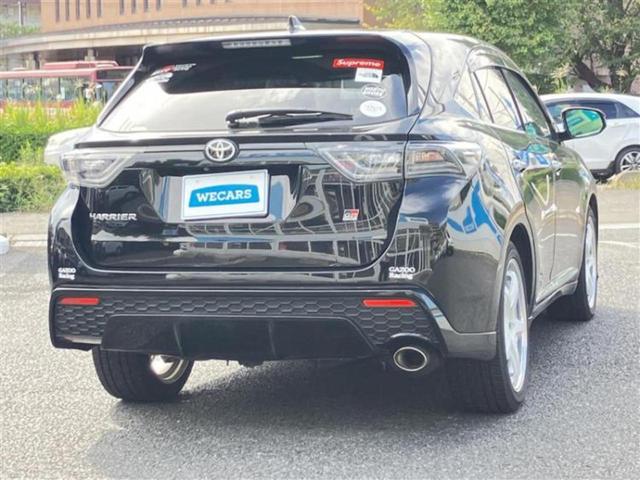 ハリアー 4WDエレガンスGRスポーツ サンルーフ/純正 9インチ SDナビ/衝突安全装置/車線逸脱防止支援システム/シート ハーフレザー/ヘッドランプ HID/ETC/EBD付ABS/横滑り防止装置/アイドリングストップ/フルセグTV(3枚目)
