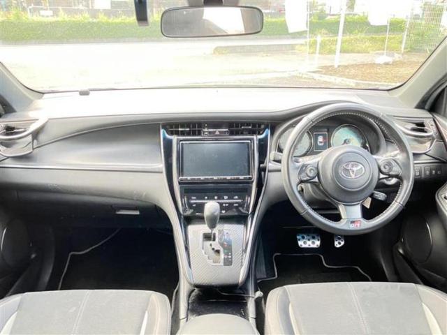 ハリアー 4WDエレガンスGRスポーツ サンルーフ/純正 9インチ SDナビ/衝突安全装置/車線逸脱防止支援システム/シート ハーフレザー/ヘッドランプ HID/ETC/EBD付ABS/横滑り防止装置/アイドリングストップ/フルセグTV(4枚目)