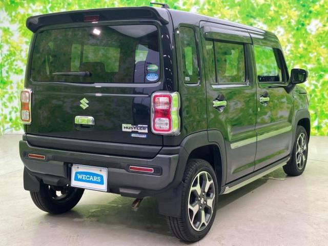 ハスラー ハイブリッドＸターボ　新品タイヤ／社外　８インチ　ＳＤナビ／衝突安全装置／シートヒーター／車線逸脱防止支援システム／ヘッドランプ　ＬＥＤ／Ｂｌｕｅｔｏｏｔｈ接続／ＨＤＭＩ接続／ＥＴＣ／ＥＢＤ付ＡＢＳ／横滑り防止装置（3枚目）