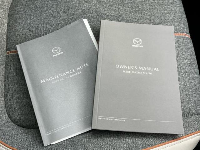 ＭＸ－３０ ヒョウジュン　新品タイヤ／保証書／純正　ＳＤナビ／衝突安全装置／シートヒーター　前席／全方位モニター／車線逸脱防止支援システム／電動バックドア／ヘッドランプ　ＬＥＤ／ＥＴＣ／ＥＢＤ付ＡＢＳ／横滑り防止装置　記録簿（29枚目）
