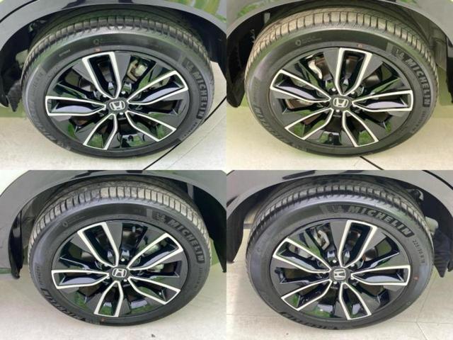 ヴェゼル eHEV Z 保証書/純正 9インチ SDナビ/衝突安全装置/シートヒーター/車線逸脱防止支援システム/シート ハーフレザー/電動バックドア/ヘッドランプ LED/ETC/EBD付ABS/横滑り防止装置 記録簿(51枚目)