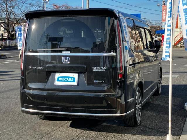 ステップワゴン ｅＨＥＶスパーダプレミアムライン　保証書／純正　１１．６インチ　ＳＤナビ／フリップダウンモニター　純正　１５．６インチ／ホンダセンシング／両側電動スライドドア／シートヒーター　全席／マルチビューカメラシステム　衝突被害軽減システム（3枚目）