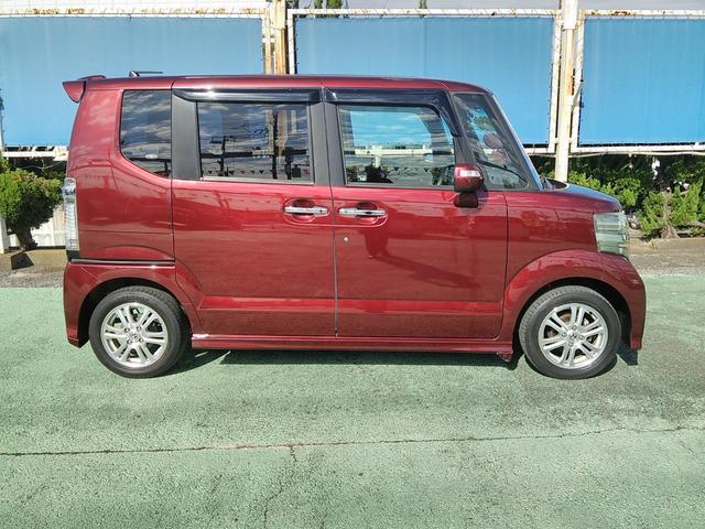 Ｎ－ＢＯＸカスタム Ｇ・Ｌパッケージ　８インチ大型ナビ　両側パワースライドドア　バックカメラ　エンジンスターター　ＥＴＣ　ＵＳＢ　ＡＵＸ　サイドバイザー　プロジェクターＨＩＤ　純正１４インチアルミホイール　Ｂｌｕｅｔｏｏｔｈ　ＤＶＤ（12枚目）