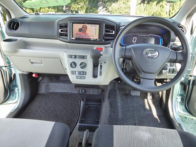 ミライース Ｘ　ＳＡＩＩＩ　ナビ　ユピテルドライブレコーダー　ＴＶ　Ｂｌｕｅｔｏｏｔｈ　ＤＶＤ　サイドバイザー　走行３７７０９Ｋｍ　ＵＳＢ　コーナーセンサー　スマートアシスト　オートマチックハイビーム　ＬＥＤヘッドライト（7枚目）