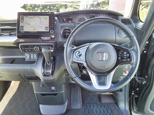 Ｎ－ＢＯＸカスタム Ｇ・Ｌターボホンダセンシング　大型８インチナビ　ターボ　両側パワースライドドア　バックカメラ　ビルトインＥＴＣ　ホンダセンシング　アダプティブクルーズコントロール　サイドバイザー　車線逸脱装置　ステアリングスイッチ（39枚目）