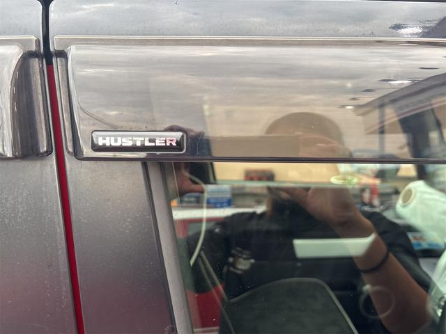 ハスラー Ｇ　オートマチック車　ナビ　ＤＴＶ　バックカメラ　ＥＴＣ　前席ヒートシーター　アイドリングストップ　レーダーブレーキサポート　バイザー　スマートキー　取扱説明書　メンテナンスノート（77枚目）