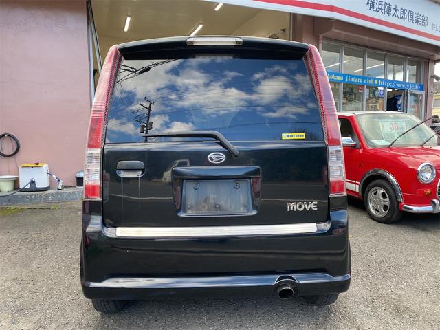 ムーヴ カスタム　ＲＳ　修復歴無　オートマチック車　ターボ　ステアリングシフト　エンジン形式ＪＢ　４ＡＴ　ＥＴＣ　ナビ　ＤＴＶ　ＨＩＤ　アルミホイール　キーレスエントリー　スペアキー　マット　ドアバイザー　記録簿　オートＡＣ（6枚目）