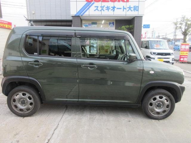 ハスラー Ｇ　◆ラジオプレーヤー◆マット◆バイザー◆純正スチールホイール◆電動格納ミラー◆オートエアコン◆シートヒータ◆衝突被害軽減システム◆ドリンクホルダ◆バニティミラー◆キーレスエントリ◆ワンオーナー◆記録簿（4枚目）