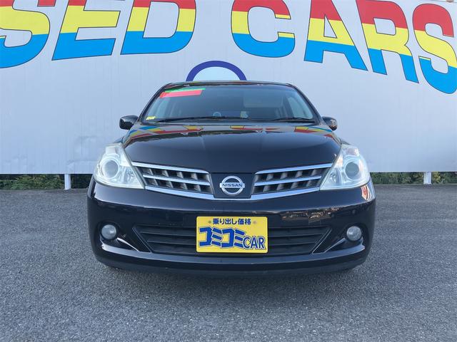 ティーダ １８Ｇ　ＥＴＣ　ナビ　オートライト　ＨＩＤ　スマートキー　電動格納ミラー　ＭＴ　盗難防止システム　衝突安全ボディ　ＡＢＳ　ＣＤ　ＤＶＤ再生　ミュージックプレイヤー接続可　Ｂｌｕｅｔｏｏｔｈ　エアコン（12枚目）