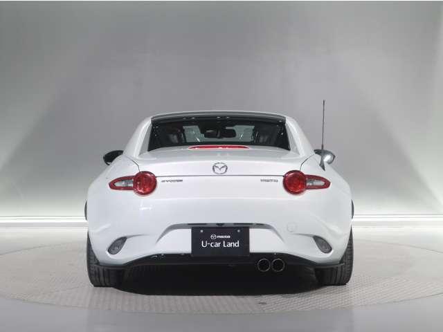 安定感のあるプロポーションのリアビュー。さらに、リアコンビネーションランプの間をつなぐメッキモールがリア全体を引き締めボディ全体のラインのつながりを強調しているんです