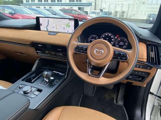 CX-60 XD-ハイブリッド プレミアムスポーツ ハンドルヒーター シートヒーター ナビ ドライブレコーダー 360°ビューモニター ローン支払い可能 ぜひ1度お問い合わせください!(5枚目)