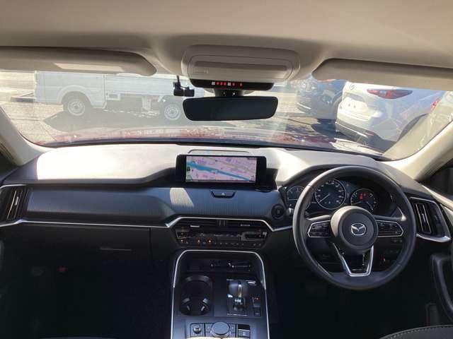 CX-80 XD Sパッケージ ワンオーナー/2カメラドライブレコーダー/オールウェザーマット/10.25インチセンターディスプレイ/運転席・助手席シートヒーター/ステアリングヒーター(9枚目)