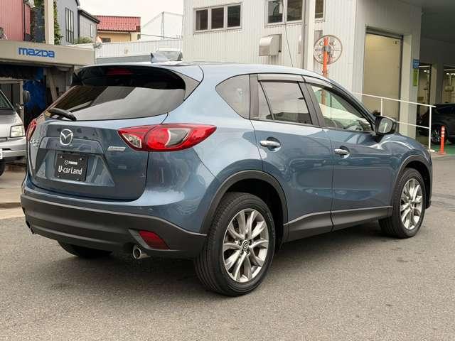ＣＸ－５ ２．２　ＸＤ　２０１３アニバーサリー　ディーゼルターボ　４Ｗ　禁煙車　クルコン　スマートシティブレーキサポート　フルセグＴＶ　パワーシート　スマートキー　シートヒーター　ＥＴＣ　４ＷＤ　バックＣ　本革シート　横滑防止装置　ＤＶＤ（4枚目）