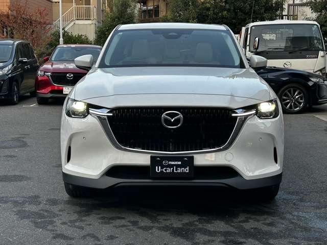 ＣＸ－６０ ３．３　ＸＤ　エクスクルーシブ　モード　ディーゼルターボ　サンルーフ．ベンチレーション．ＢＯＳＥ．白本革　エアシート　衝突軽減　ＬＥＤ　フルセグＴＶ　パワーシート　ワンオーナ　スマートキー　禁煙　クリアランスソナー　レザーシート　盗難防止装置　メモリーナビ（3枚目）