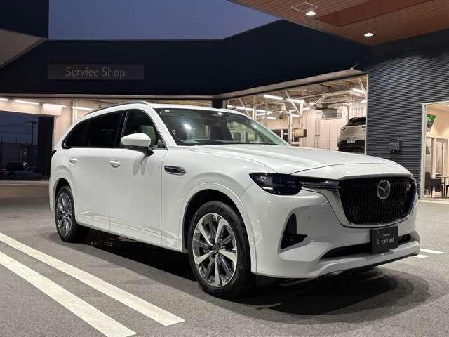 ＣＸ－８０ ３．３　ＸＤハイブリッド　プレミアム　モダン　ディーゼルター　ＥＴＣ車載器　前後ドライブレコーダー　衝突被害軽減ブレーキ　革シート　３列シート　バックカメラ　電動シート　シートヒーター　４ＷＤ　ＥＴＣ（3枚目）